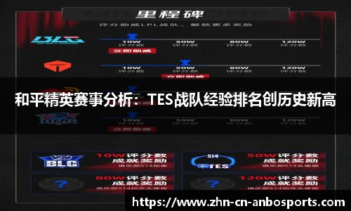 和平精英赛事分析：TES战队经验排名创历史新高